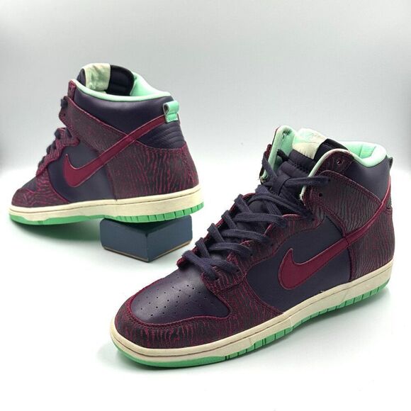 Wmns Nike Dunk Hi Skinny Print 'Purple Dynasty' - Picture 6 of 10